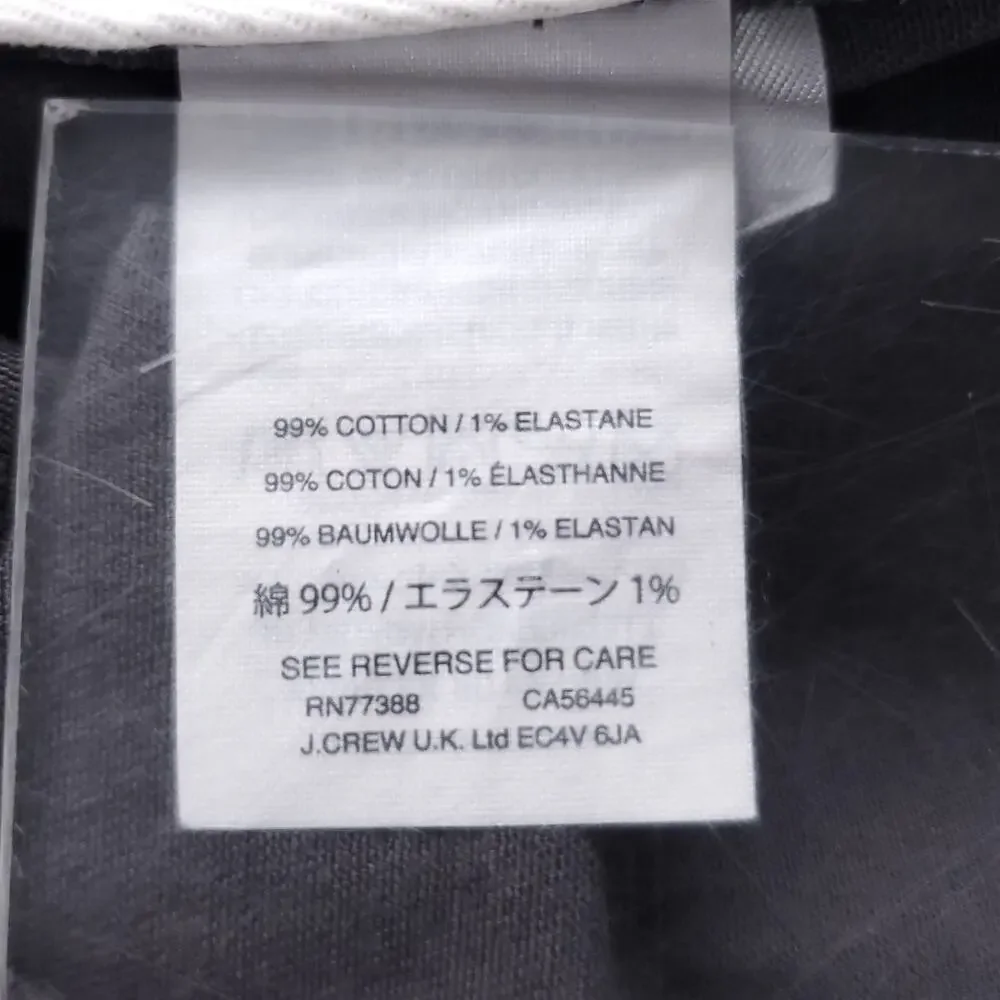 J Crew 484 Slim Fit 5-Pocket Chino Pants Men 29x30 Gray Low Rise Stretch Preppy